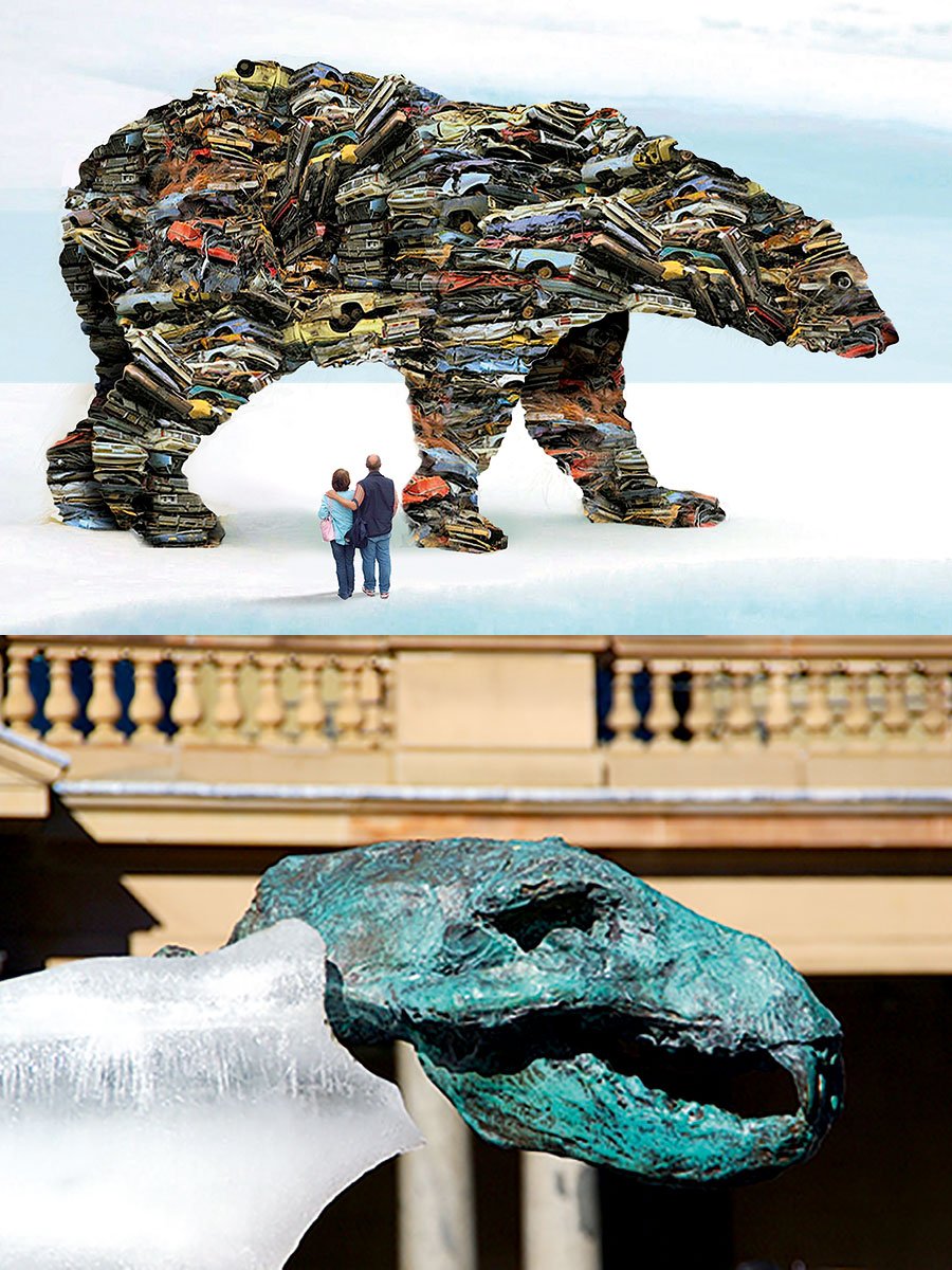 Der gefühl­te Untergang: Eisbären in der Umweltkunst