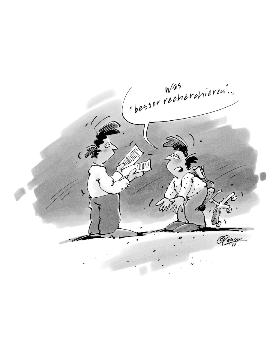 Menschen & Medien: Wenn einer die Medien kri­ti­siert