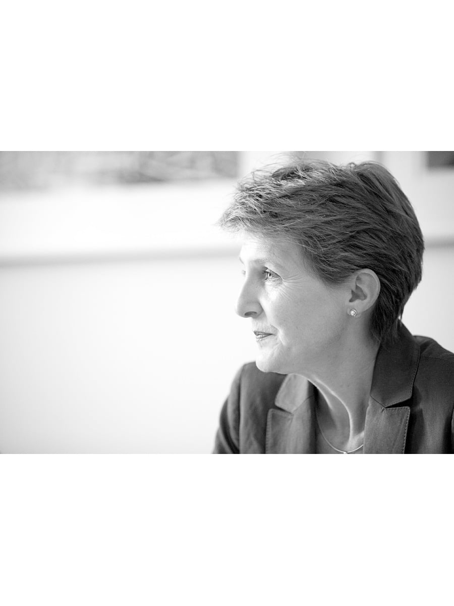 Simonetta  Sommaruga,  Pianistin und Bundesrätin