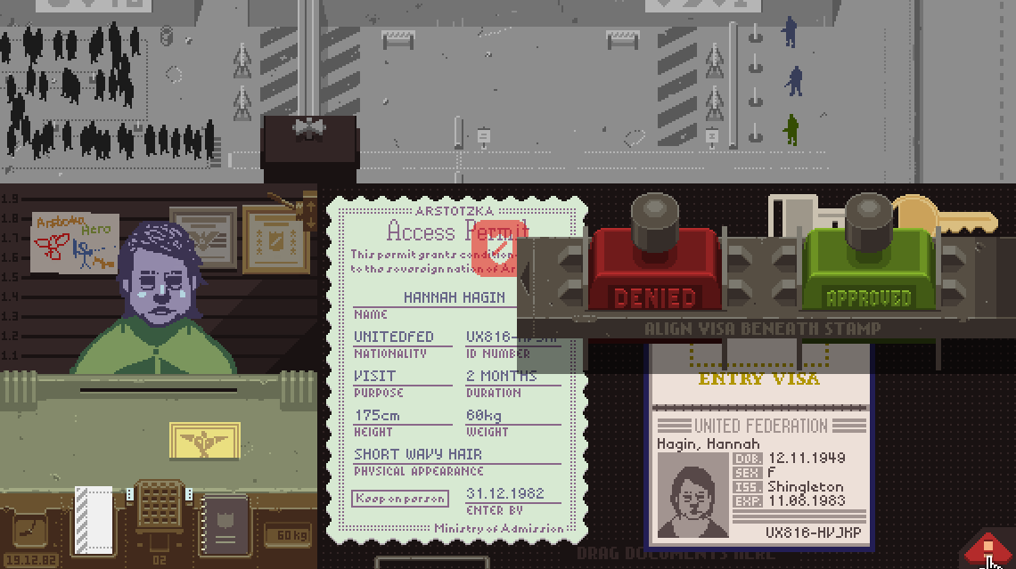«Papers, Please – A Dystopian Document Thriller»