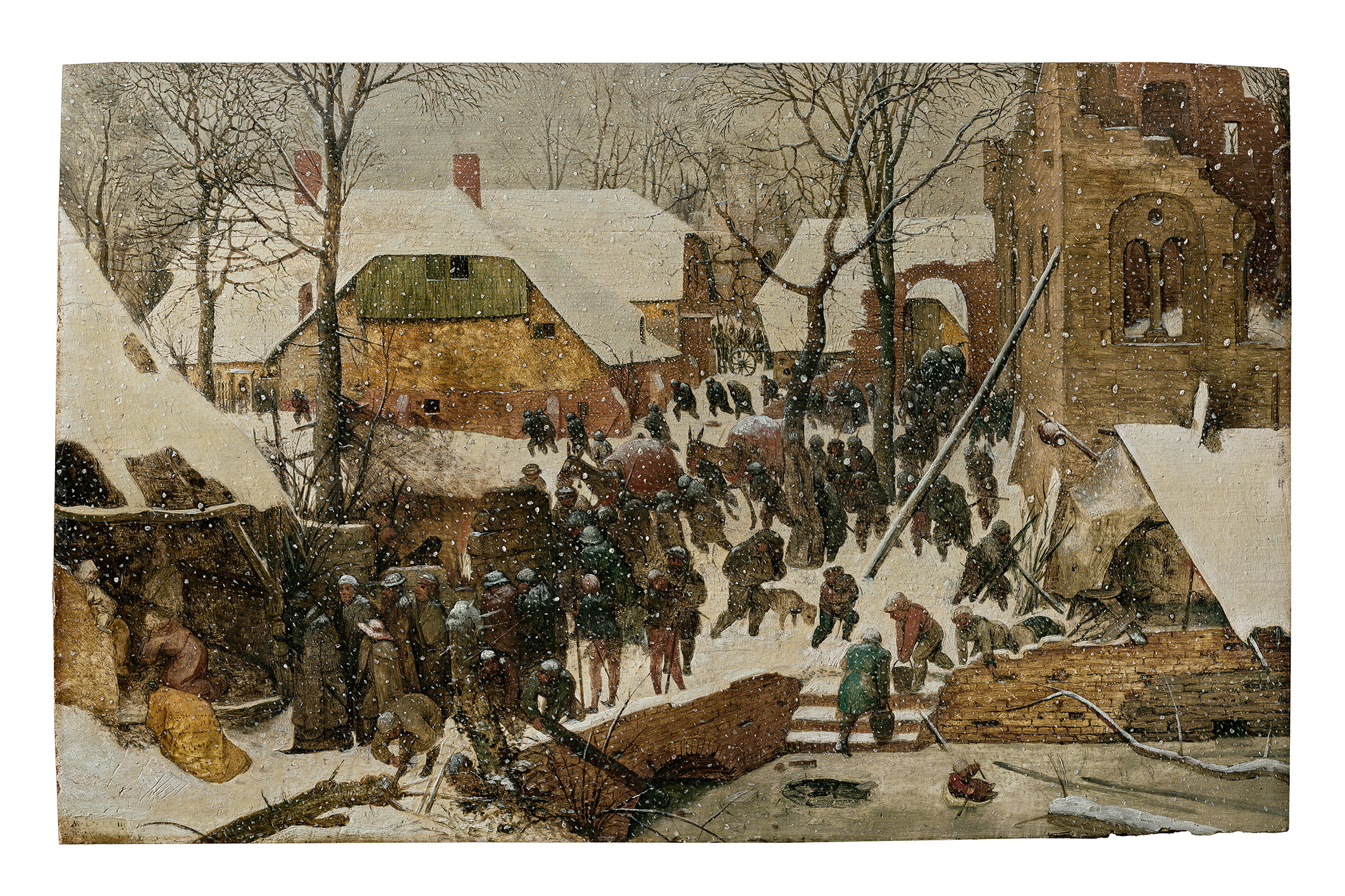 Das Wunder im Schnee von Pieter Bruegel dem Älteren in Winterthur