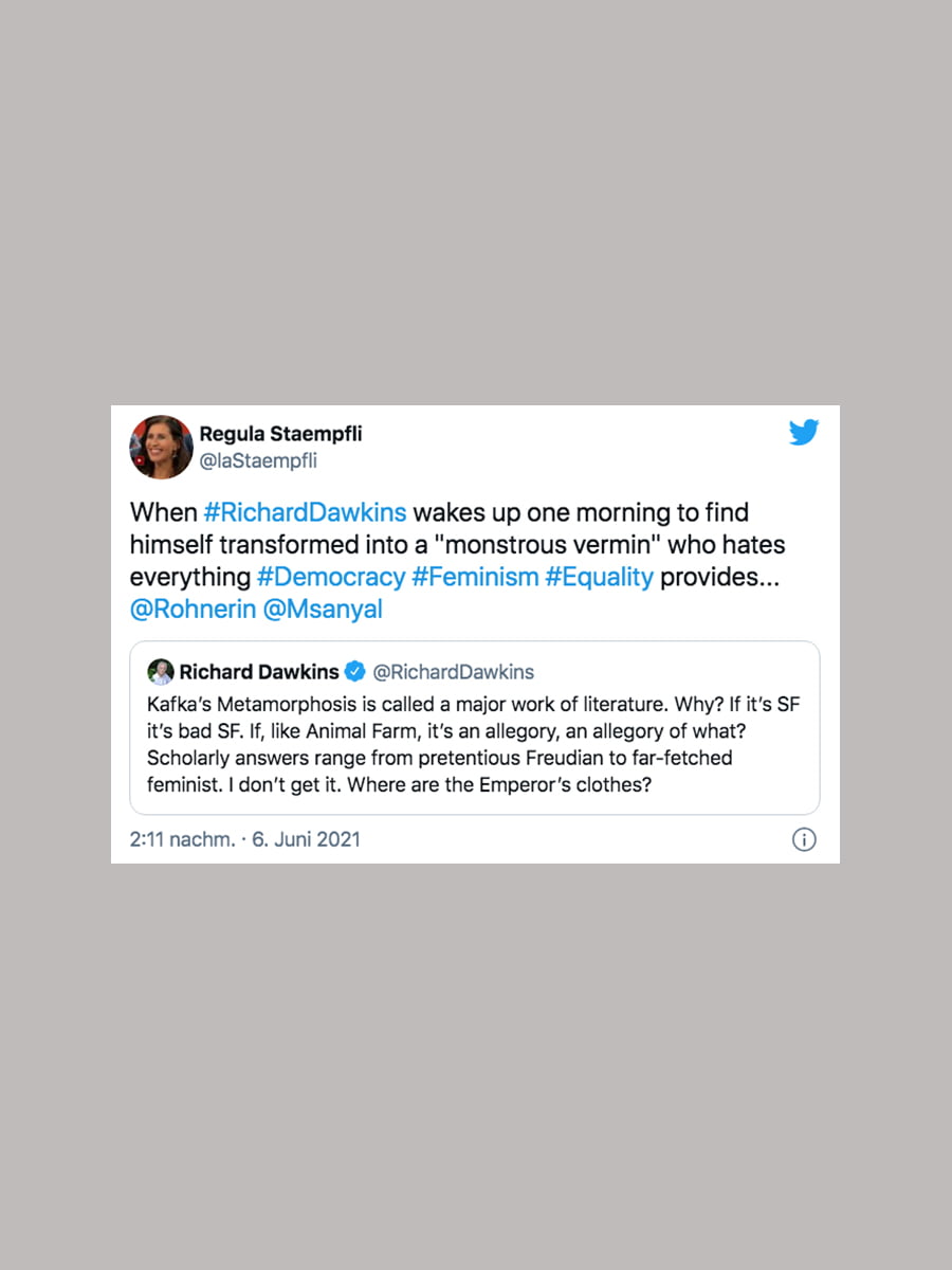 Kafka, Dawkins & Käfermetamorphosen