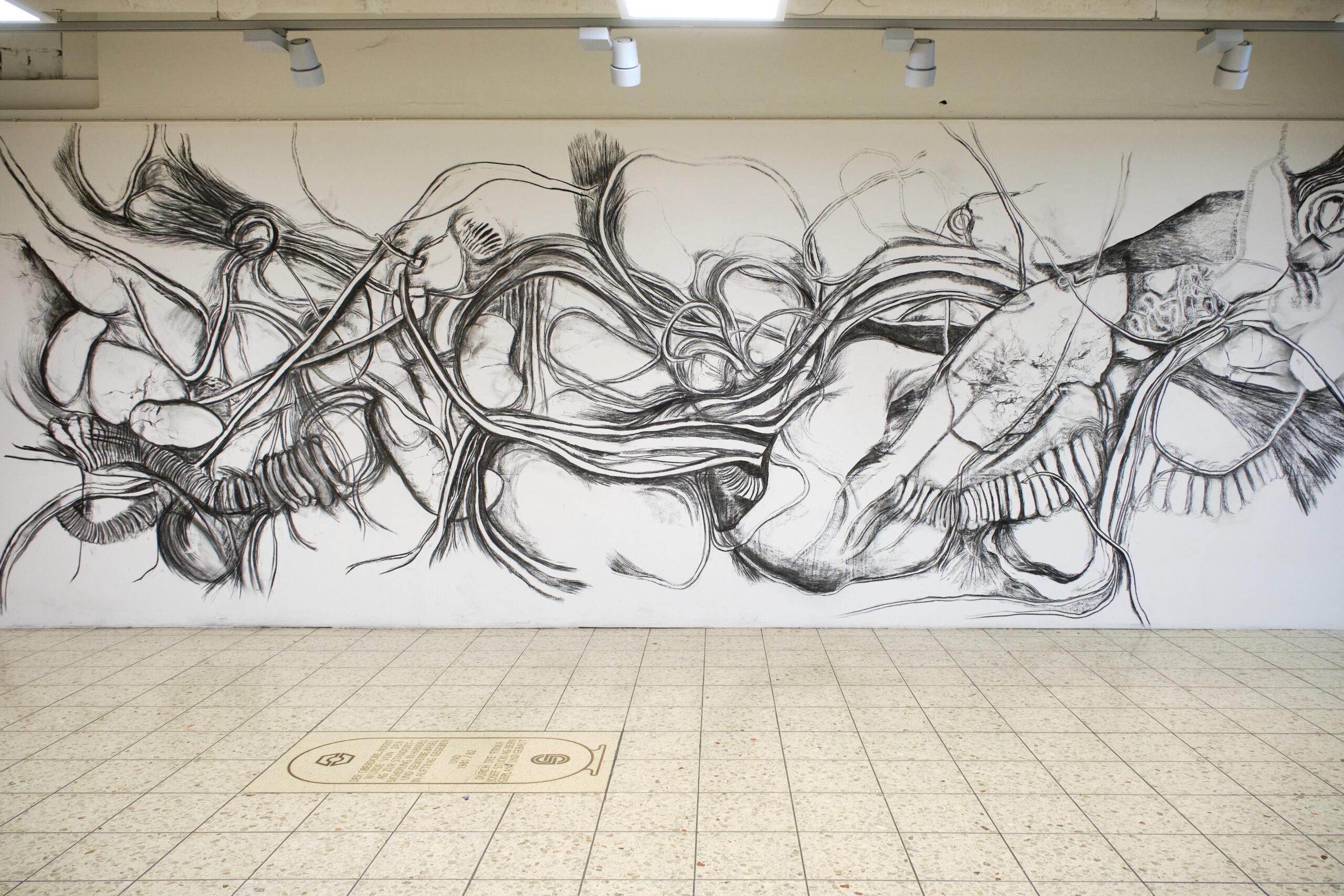 Ausstellungsansicht Kunsthaus Steffisburg, Irene Moser, Improvisation. Foto: Sivan Dietrich